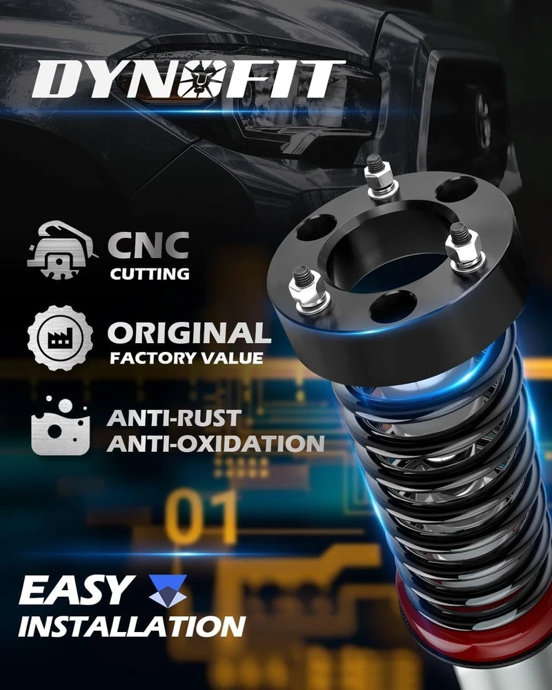 Dynofit 2.5″ Lift Leveling Kit for 2004-2026 Ford F150 4WD/2WD & 2003-2018