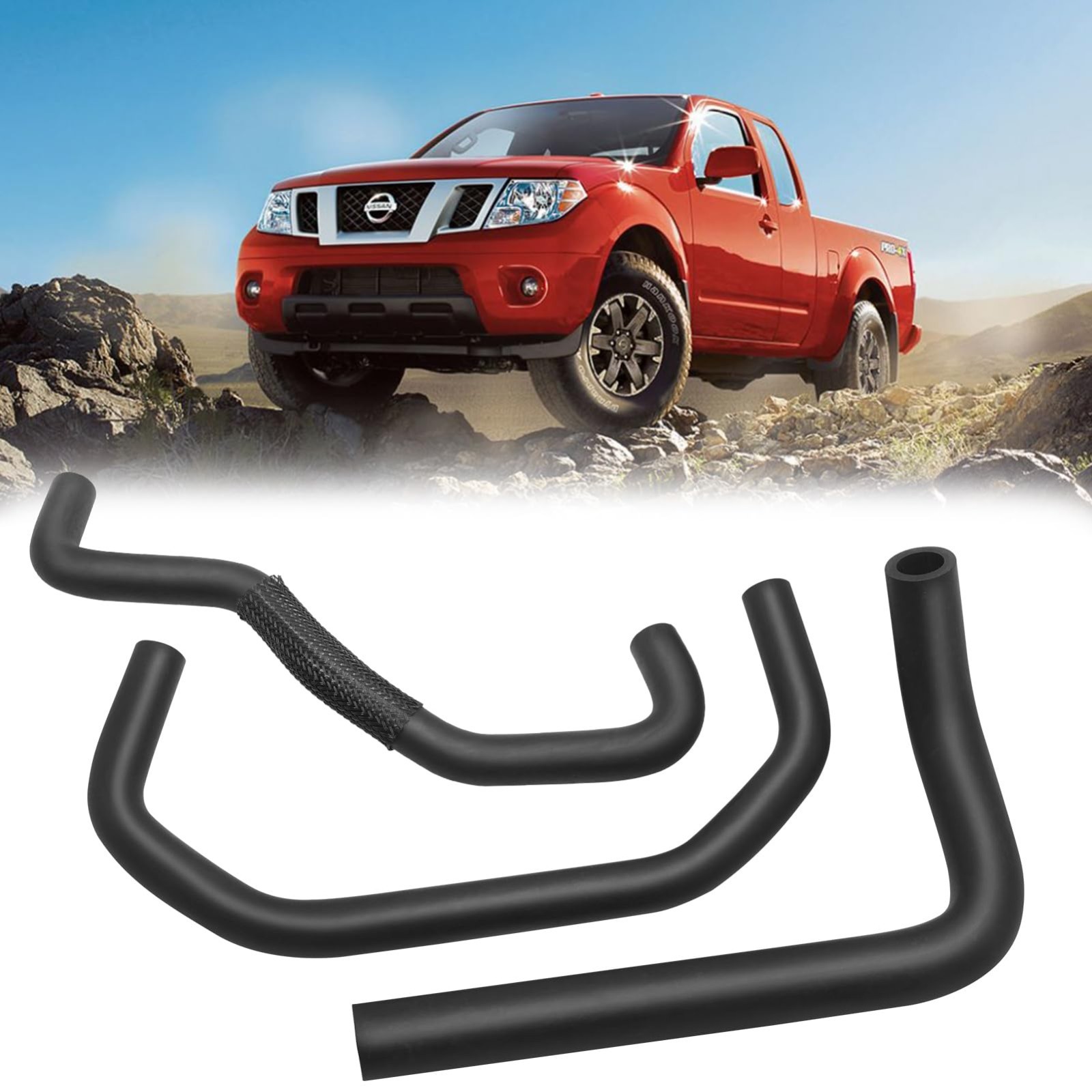 3PCS Breather Hoses for Nissan Pathfinder, Frontier, Xterra, NV 4.0L PCV Valve