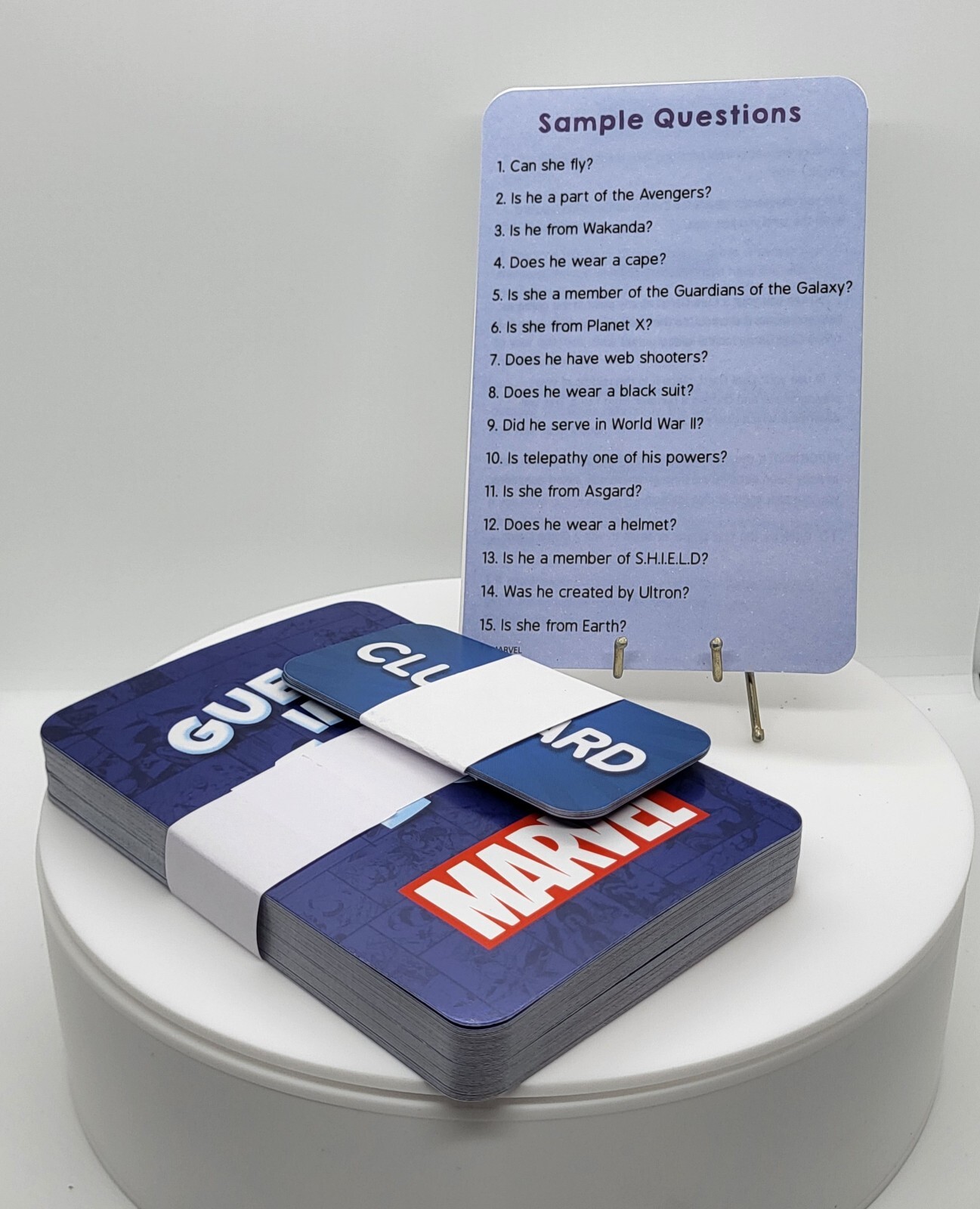 2 Board Games ☆ GUESS IN 10 MARVEL COMICS Edition & Gameflo Pickup Basketball