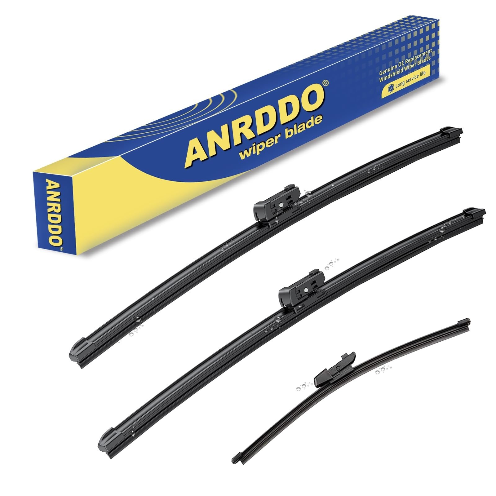 3 Wipers Factory Replacement For 2018-2021 2022 VW Volkswagen Tiguan /2019 20…