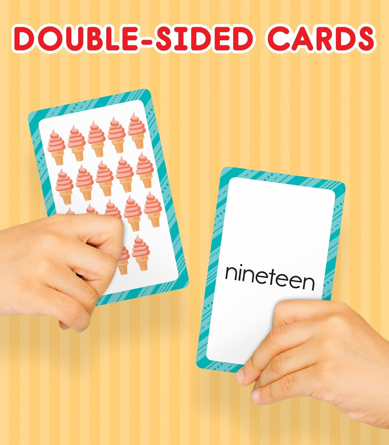4-Pack Toddler Flash Cards – Alphabet Word Colors/Shapes Numbers Learning Age 4+