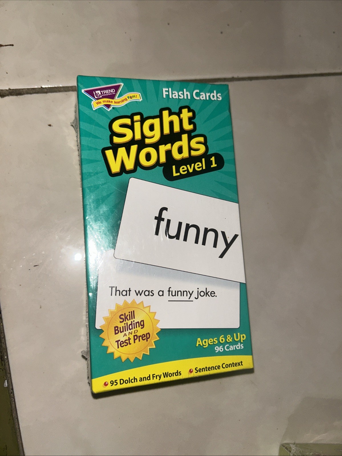 Sight Words Level 1 Skill Drill Flash Cards- Skill Building And Test Prep
