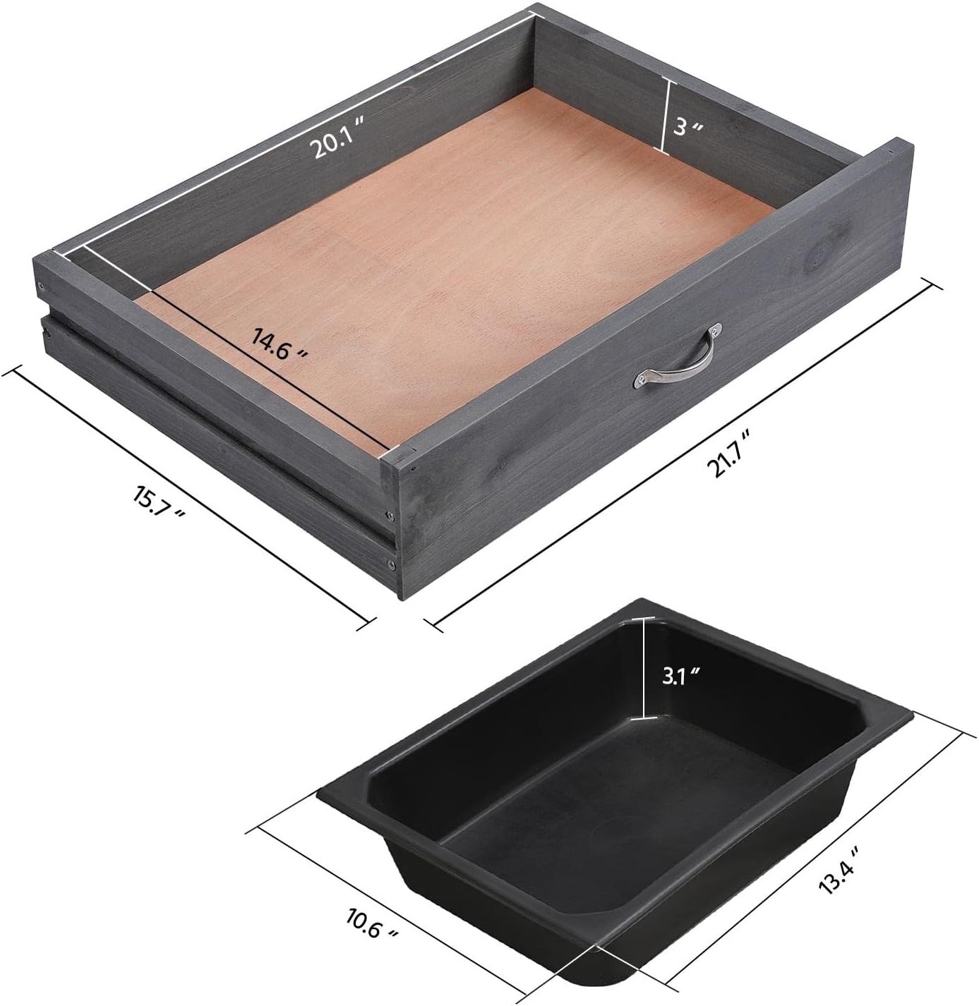 Outdoor Potting Bench Table Potters Benches Garden Workstation for Horticulture