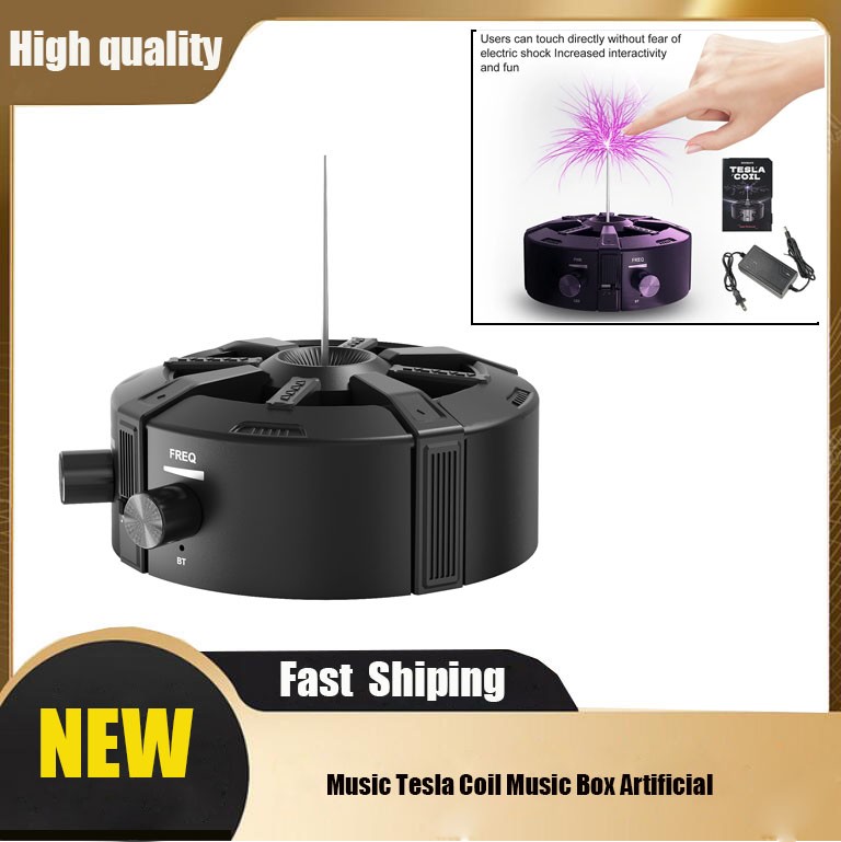 Music Tesla Coil Music Box Artificial Touchable Audio DIY Experiment AAU