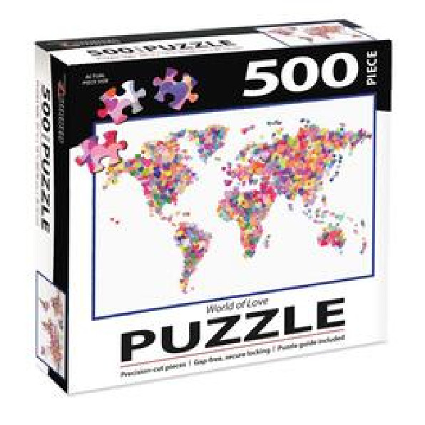 LANG PUZZLES 500 PCS – WORLD OF LOVE 10″ x 14