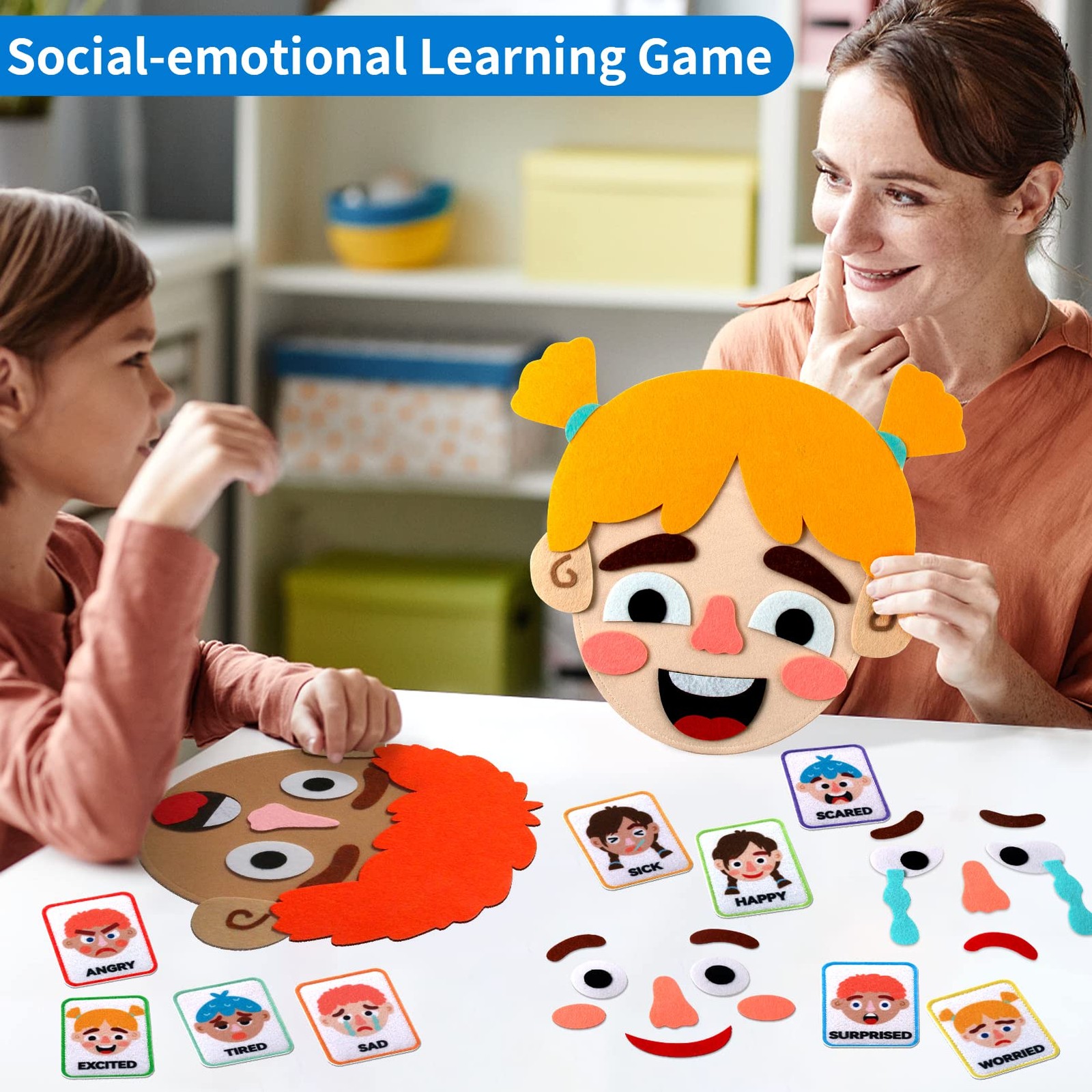 86 Pcs Social Emotional Learning Activities Sensory Toys for – Montessori Toy…