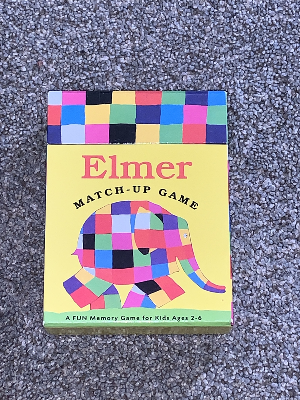 ELMER THE ELEPHANT Match-up Game Peaceable Kingdom Press