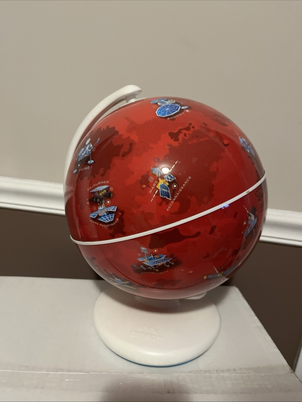 Mars Globe with Rover Locations – by Shifu Orboot, Mars Interactive AR