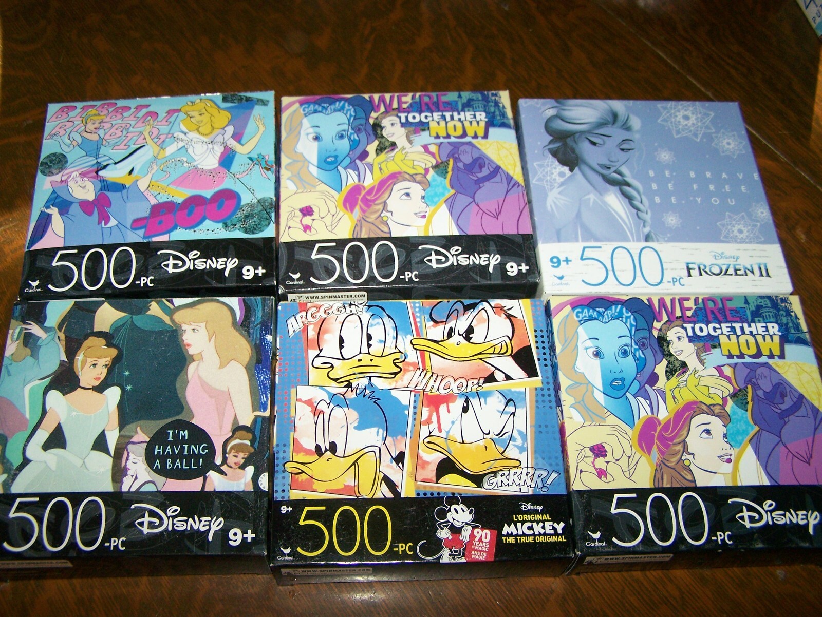 Disney – Puzzles-Cinderella, Rapunzel, Ariel, Elsa, Anna, Woody, Mickey, & more