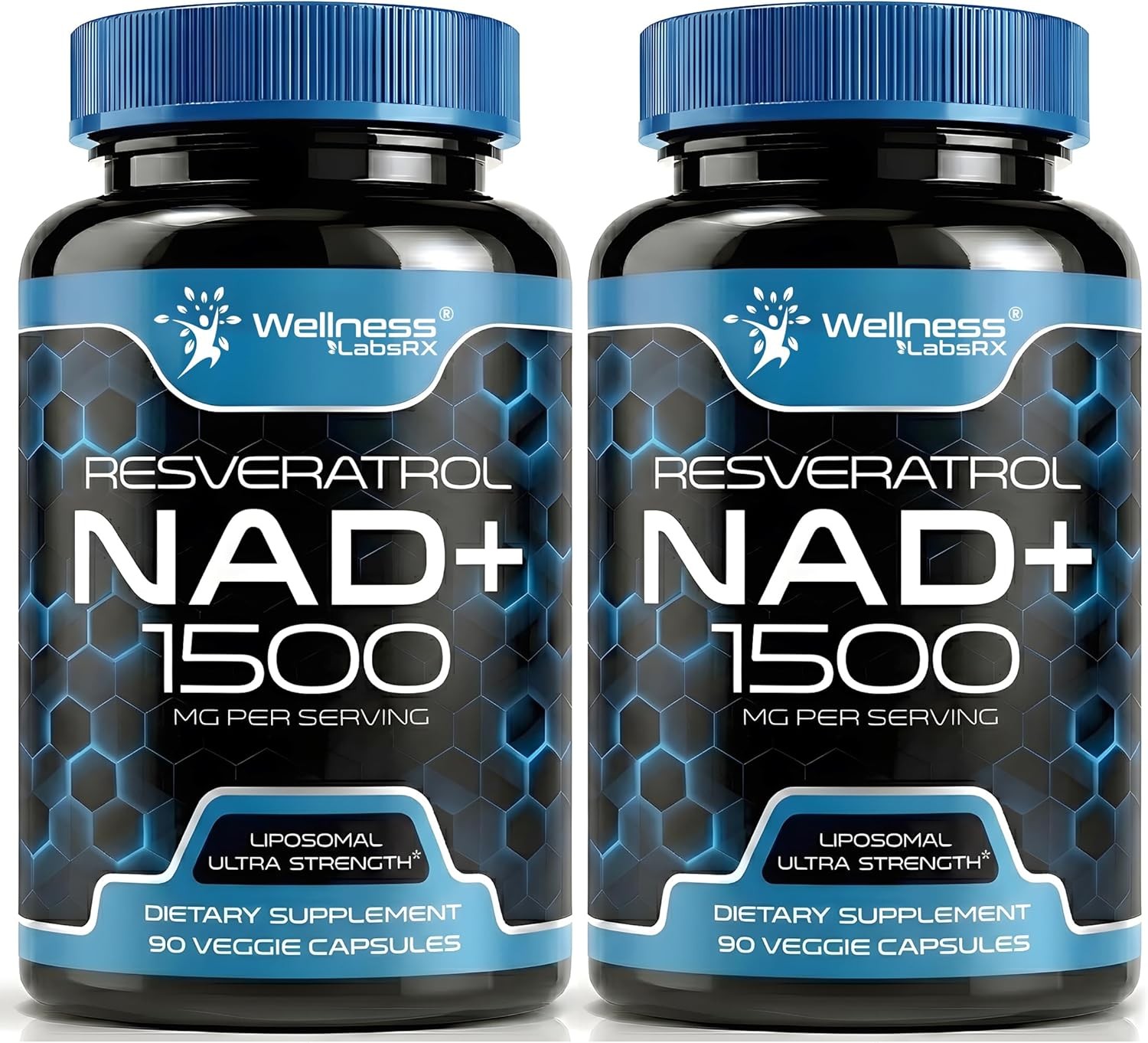 NAD Resveratrol Supplement 1500mg Liposomal