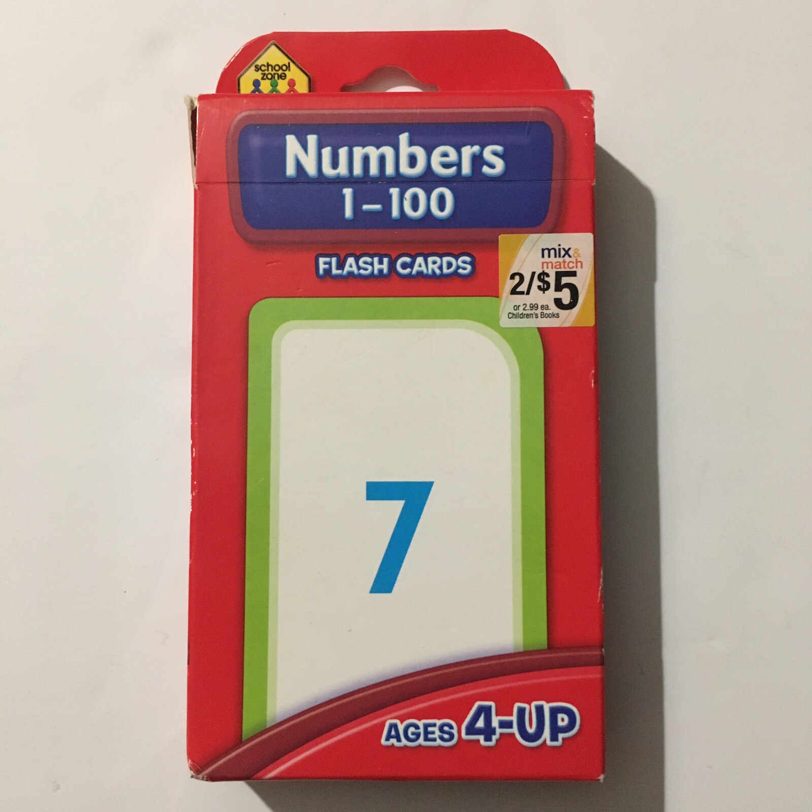 School Zone Number And Sight Words Flashcard Packs SEE DESCRIPTION