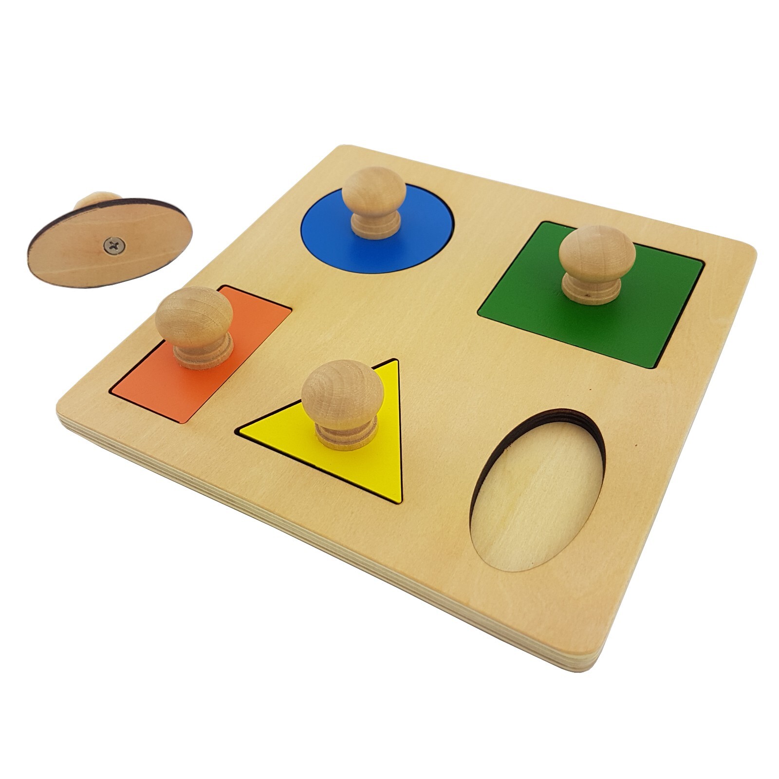 Geometric Puzzle Board – MONTESSORI INFANT / TODDLER MATERIAL