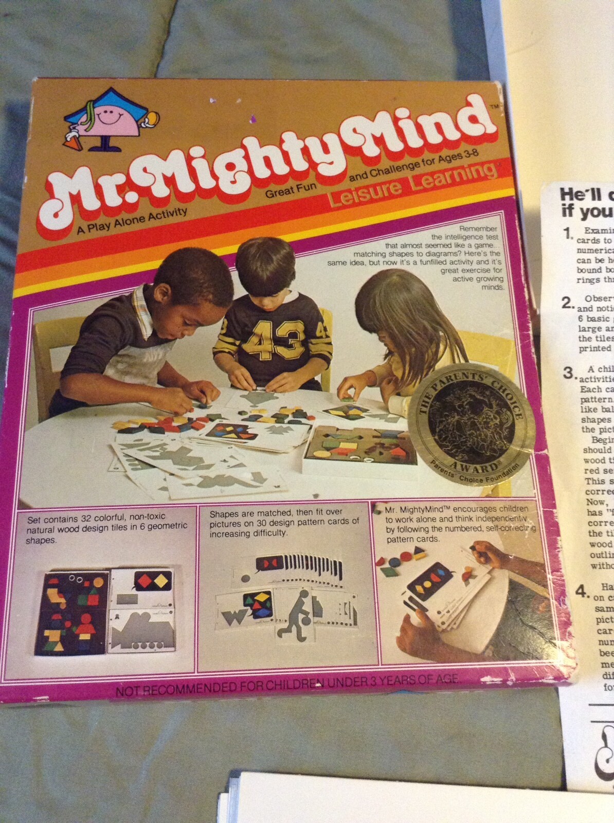 Vintage Mr Mighty Mind Leisure Learning #401 Complete