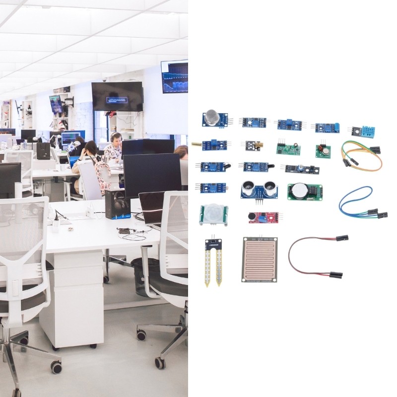 Educational Sensoring Starter Set for Prototyping Robotics Automation Detection