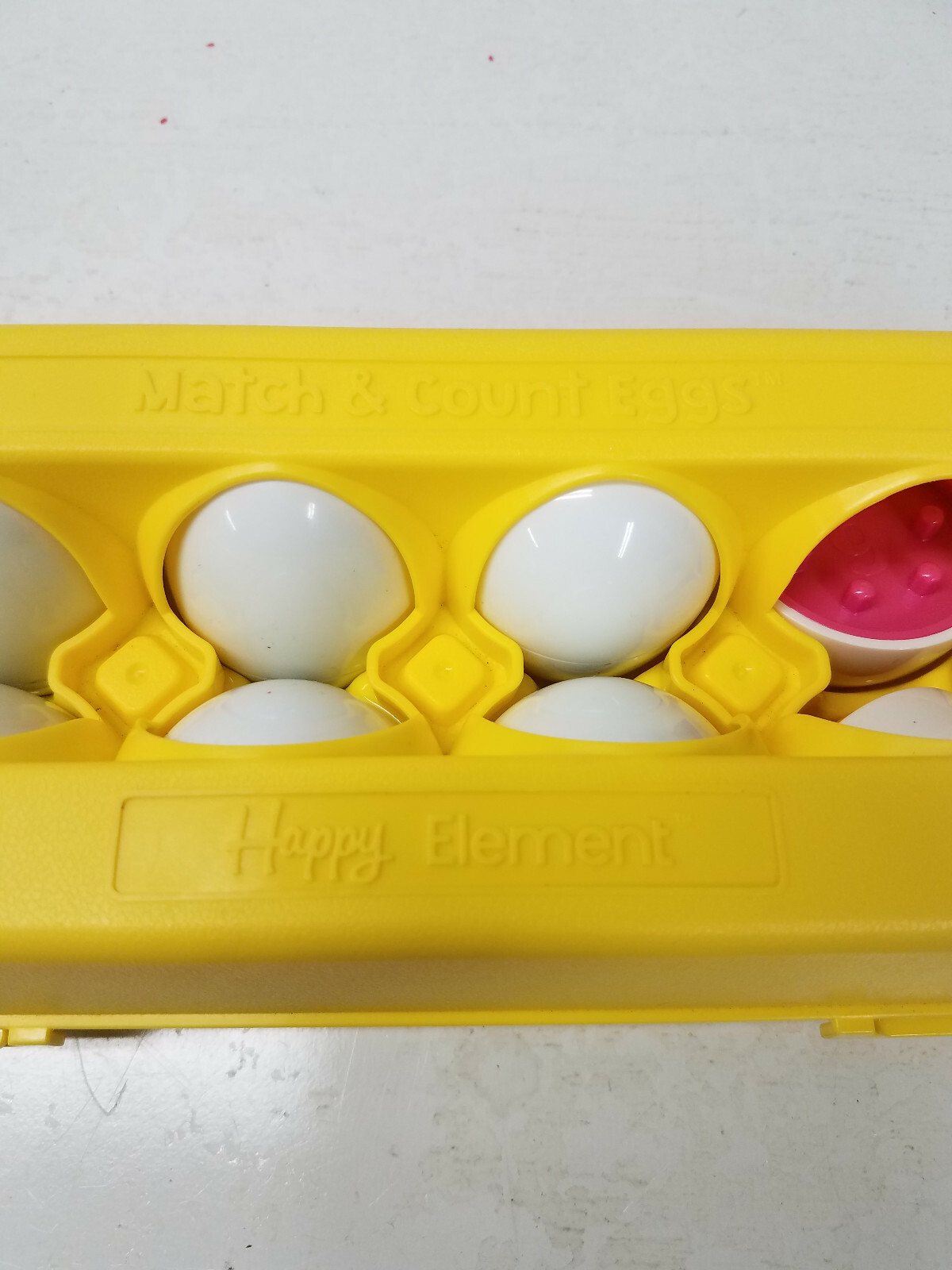Count and Match Egg Set Happy Element Toddler Toys Preschool Education