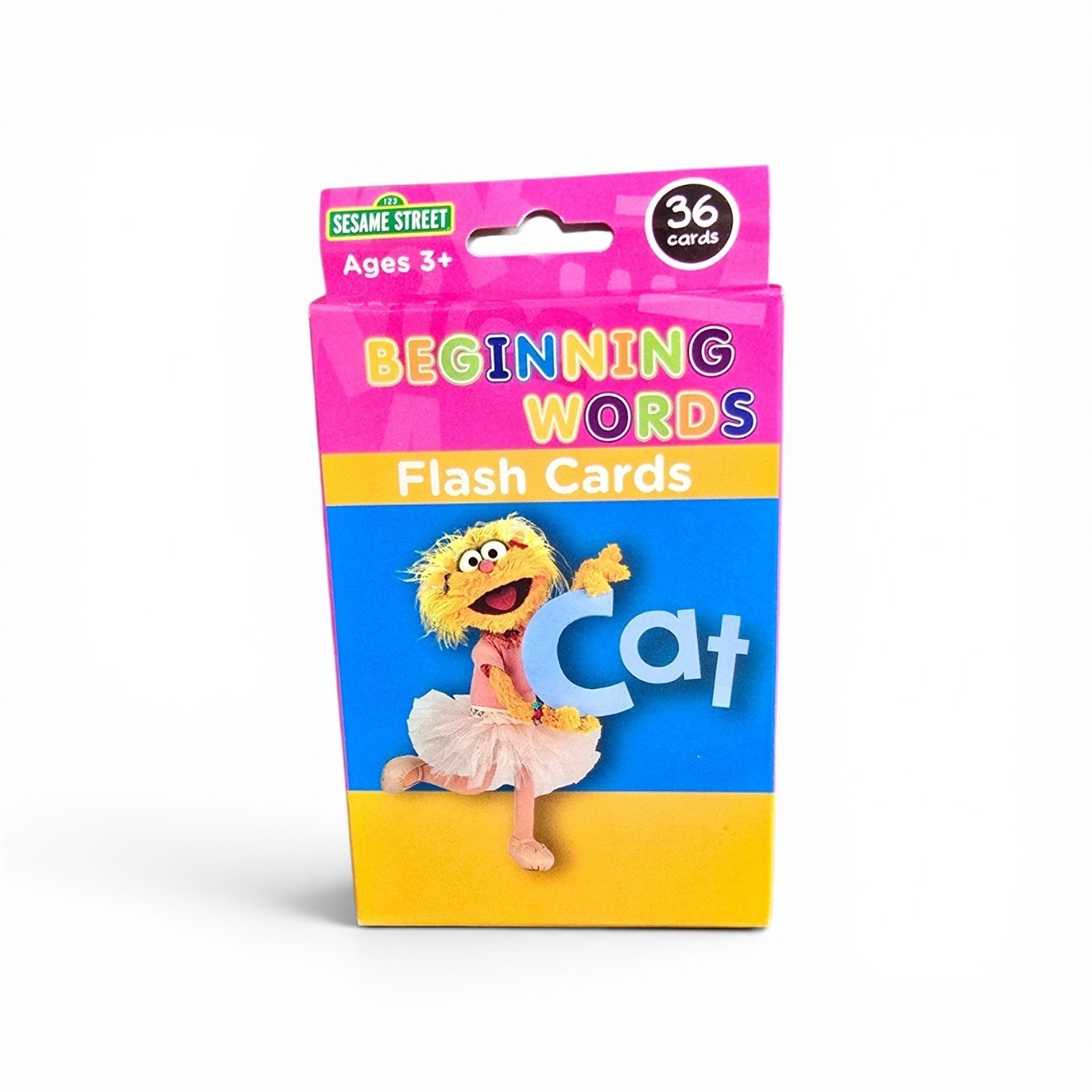 Sesame Street Flash Cards 4 Pack Set Alphabet Numbers Colors Words Ages 3+