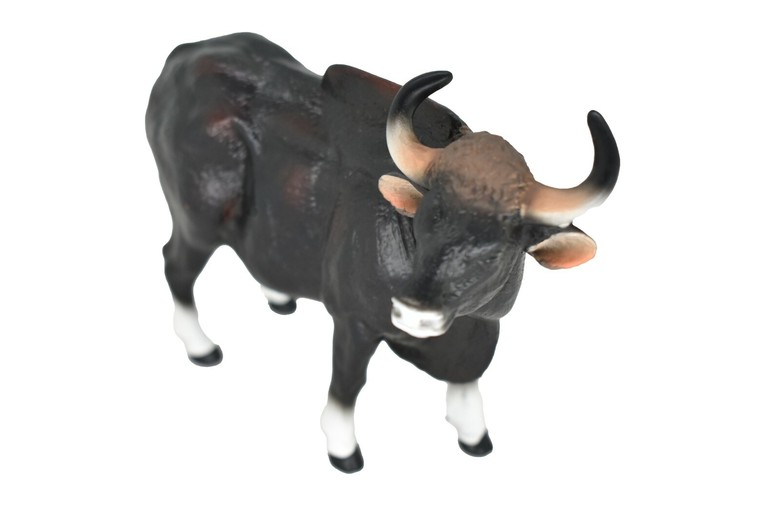Gaur Bull Realistic Toy Model Plastic Replica Animal, Kids Gift 5.5″ M117