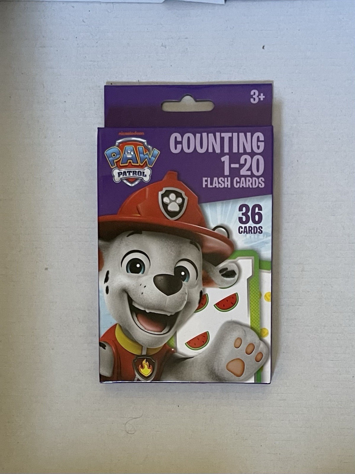 Paw patrol counting 1- 20 flash cards 36