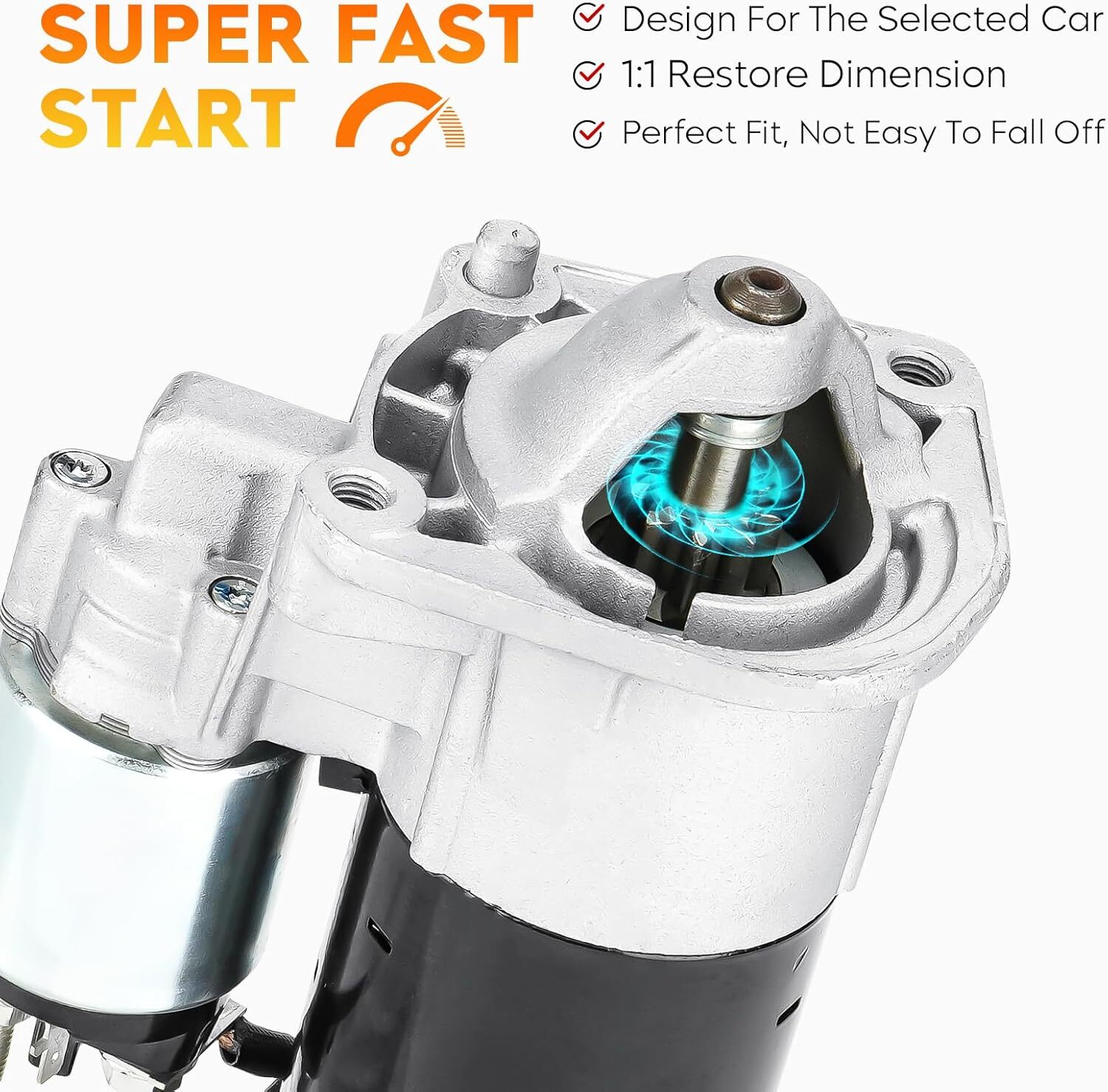 Starter for Volvo 850 1993-1997, C70 1998-2004, S40 & V40 2000-2004, S60