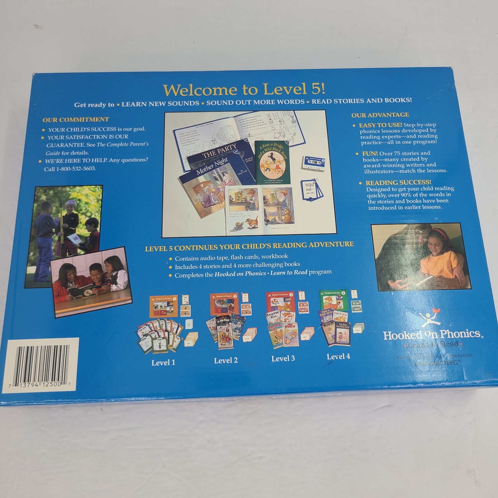 Vintage Hooked On Phonics Level 5 Learning Kit Home Schooling Kit