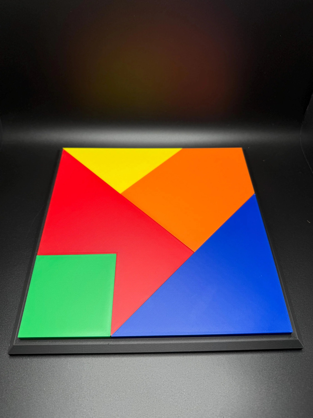 Square Puzzle – 3D Printed Fit All 5 Shapes Inside Box, Great Gift for Puzzle