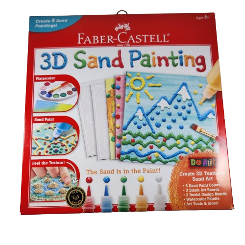 Faber-Castell 3D Sand Painting Kit Children’s Toy STEAM