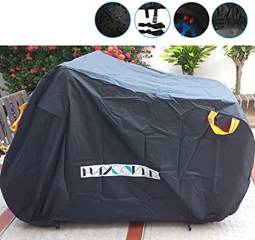 ATV Cover, Heavy Duty Black Waterproof Oxford Fabric Protective 4 Wheeler Qua…