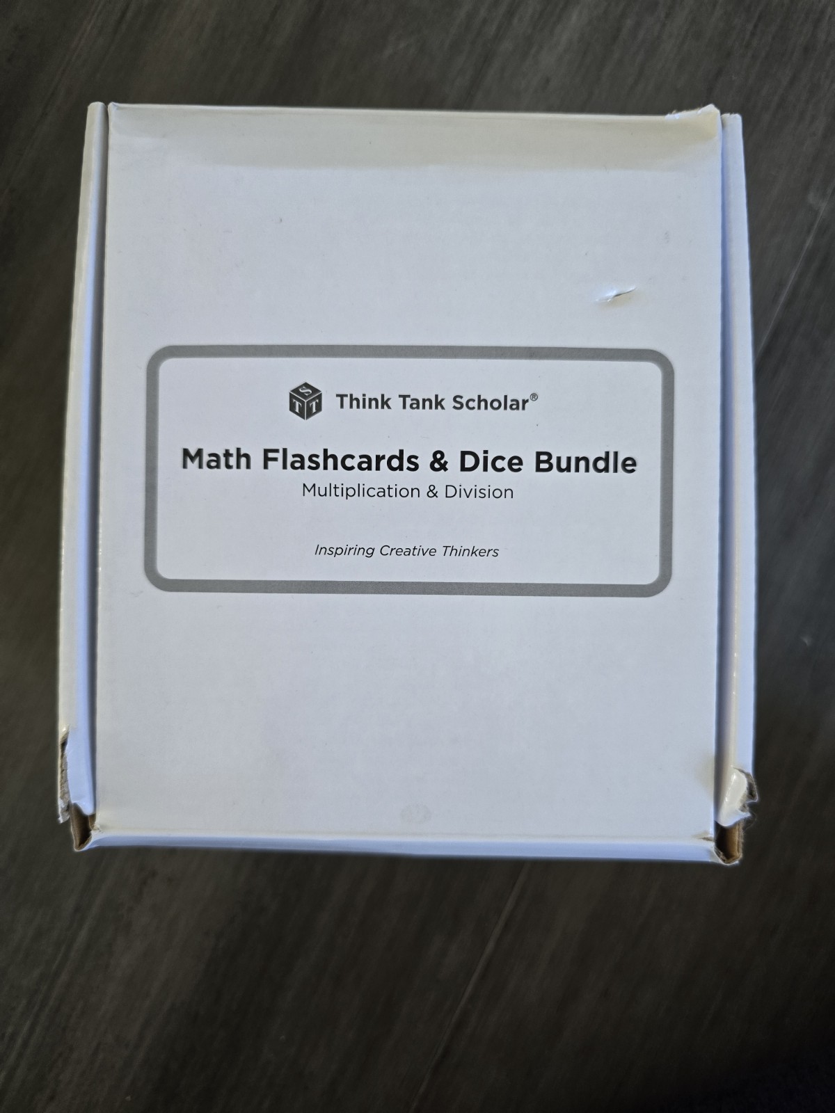 Think Tank Scholar, Math Flashcards & Dice Bundle, multiplication & Division