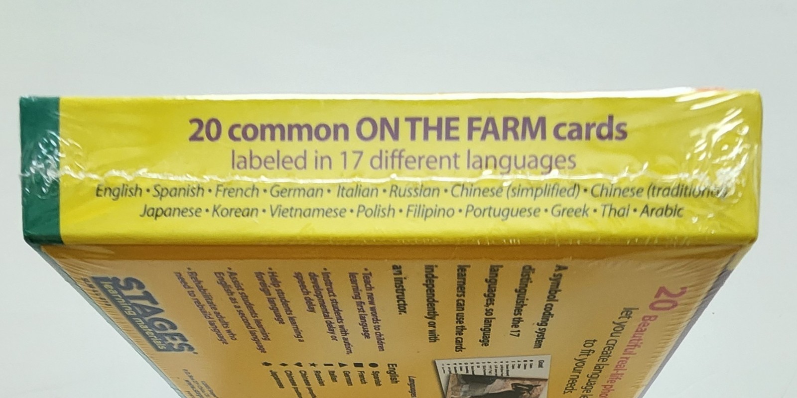 Lang-O-Learn 20 Photographic Flash Cards in 17 languages (NEW) 3 Sets