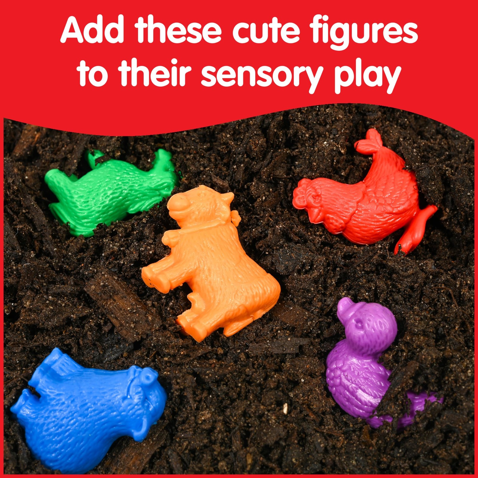 edxeducation – 13204 Farm Animal Counters – Mini Jar Set of 36 – Learn Counti…