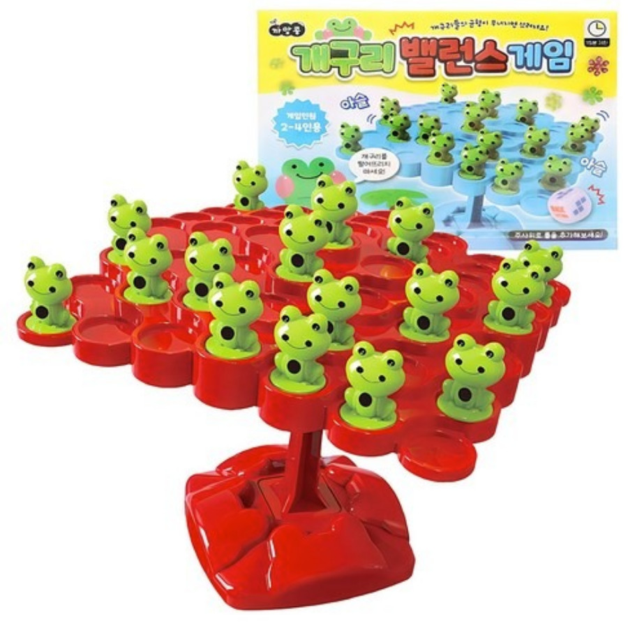 Frog Balance Game Balancing Toy Tabletop Family Party Kids Random 1pc Korea NEW