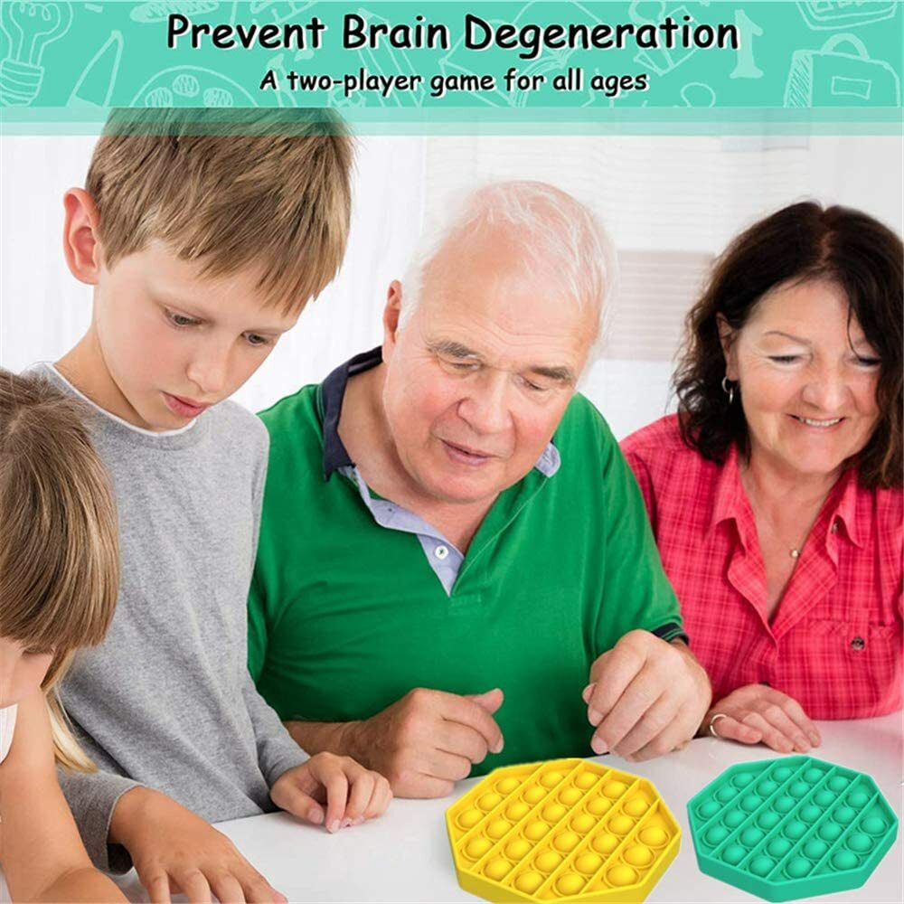 AMONG US PUSH POP SILICONE SENSORY FIDGET TOY ANTI-ANXIETY STRESS BUBBLE IT GAME
