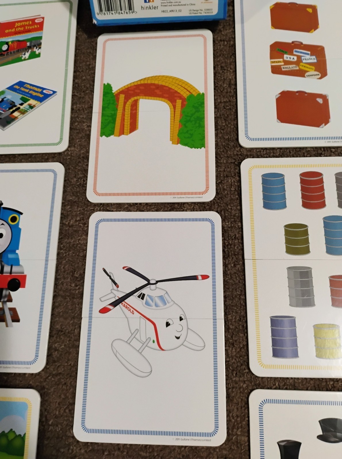 2011 Thomas & Friends Slide & Learn Interactive Cards
