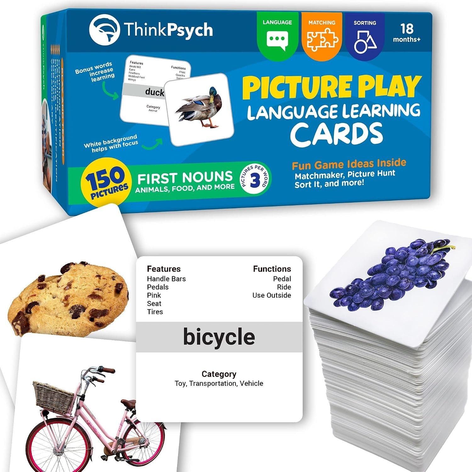 150 Picture Cards for Speech Development – Autism Therapy