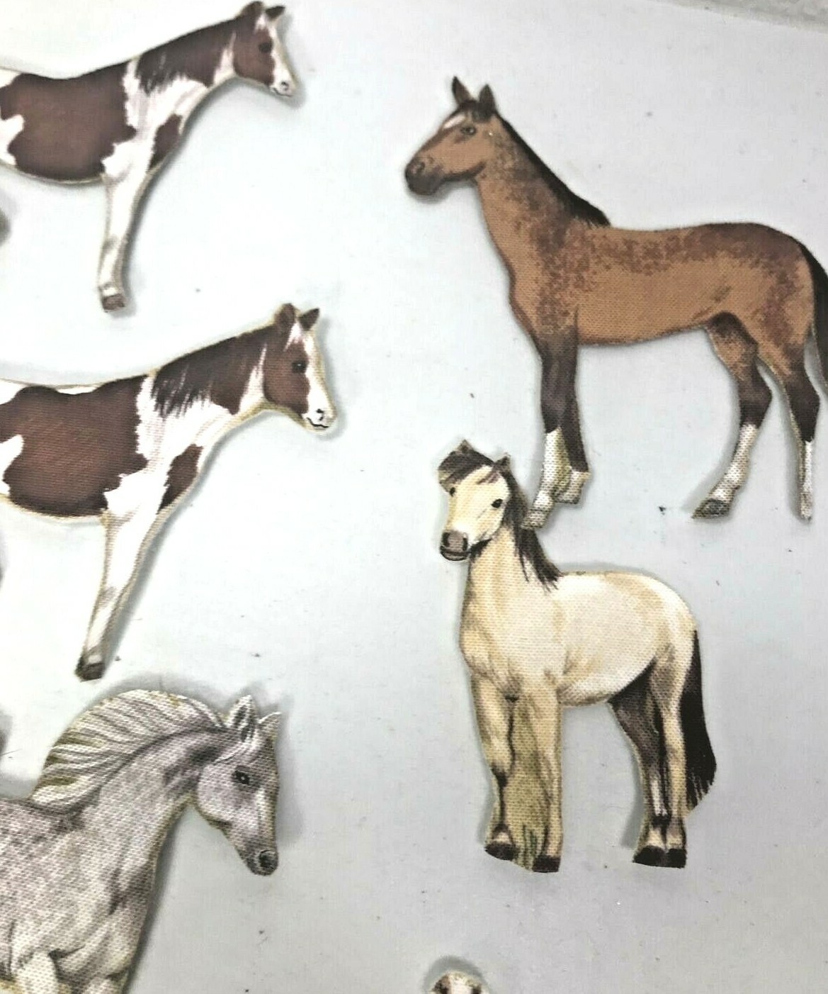 Horse Pony Felt Flannel Pellon Pieces For Storyboard Education Lot Of 6