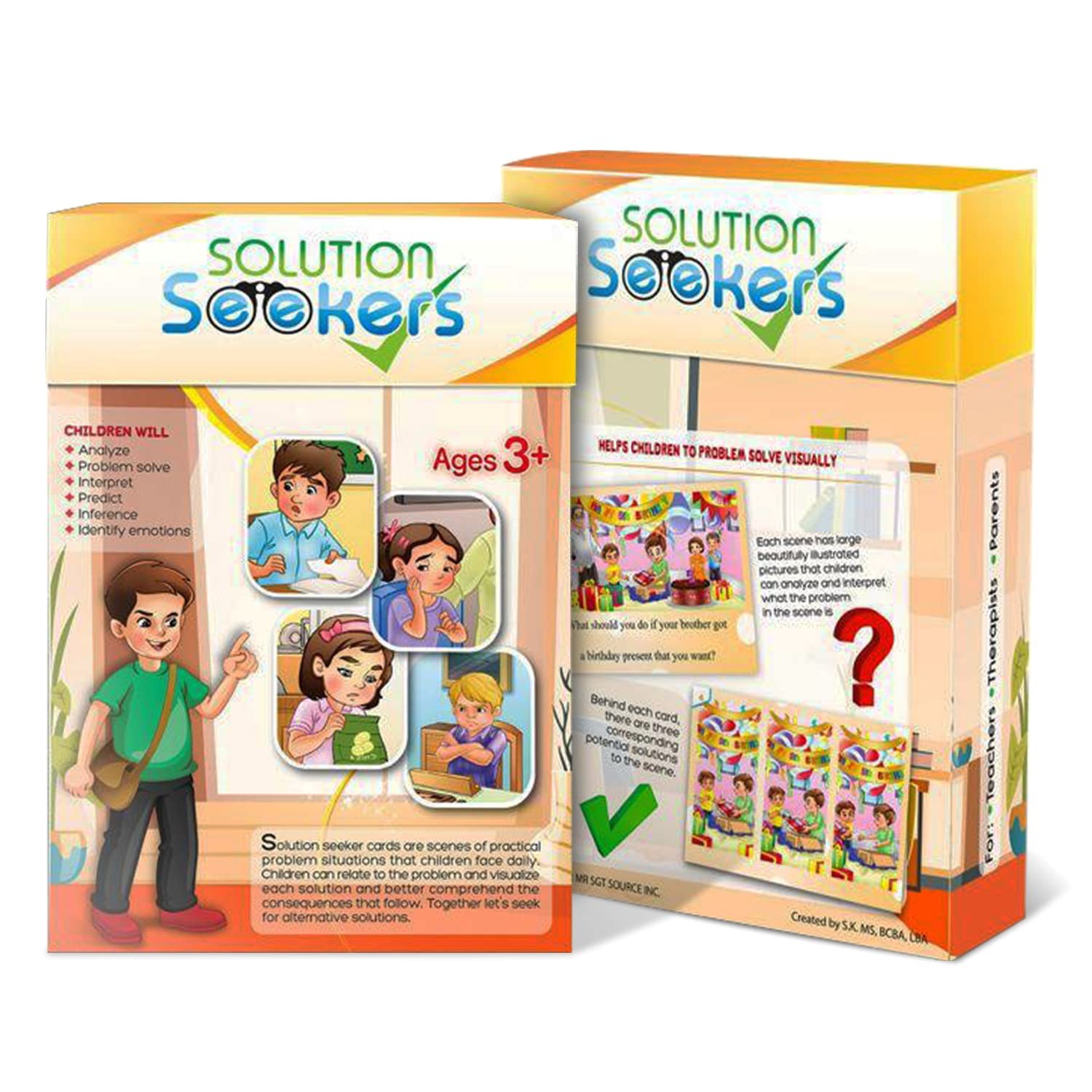 Solution Seekers Problem Solving Scenarios for – Autism Learning Materials – …