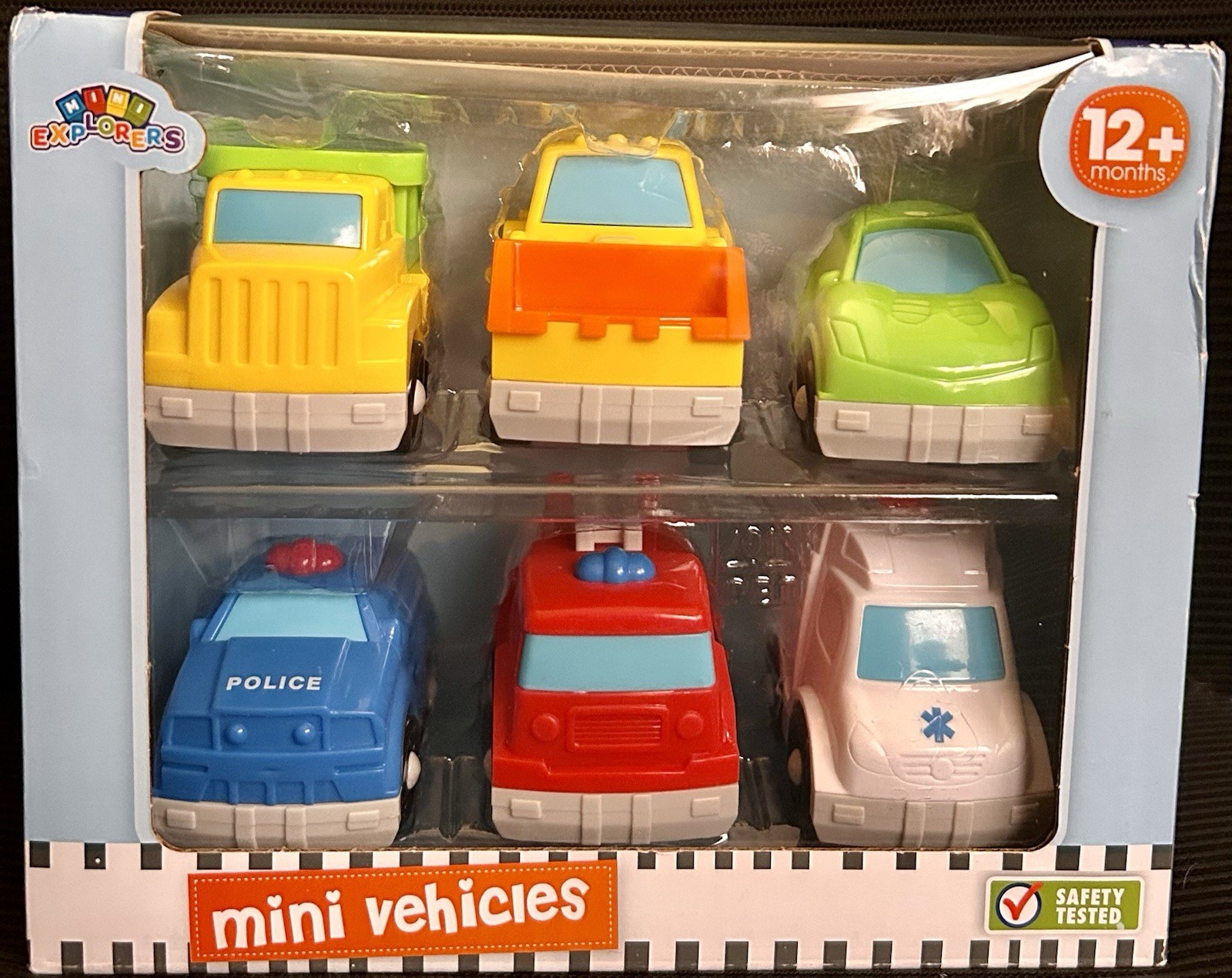 Mini Explorers Mini Vehicles 6 Vehicles New