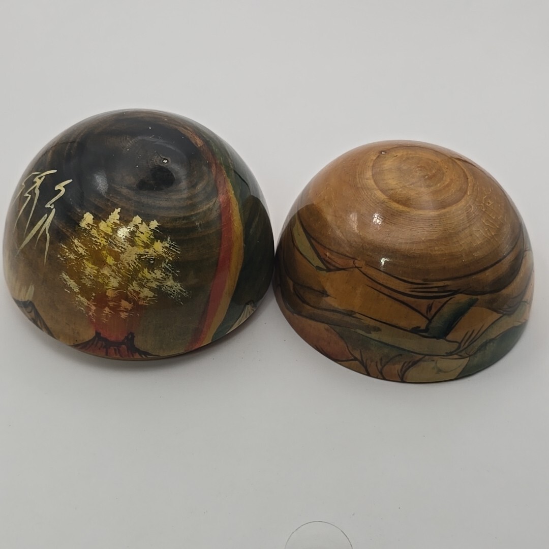 Nesting Globe Ball Sphere Earth Volcano Water Sky Birds Man Woman Creation 3″