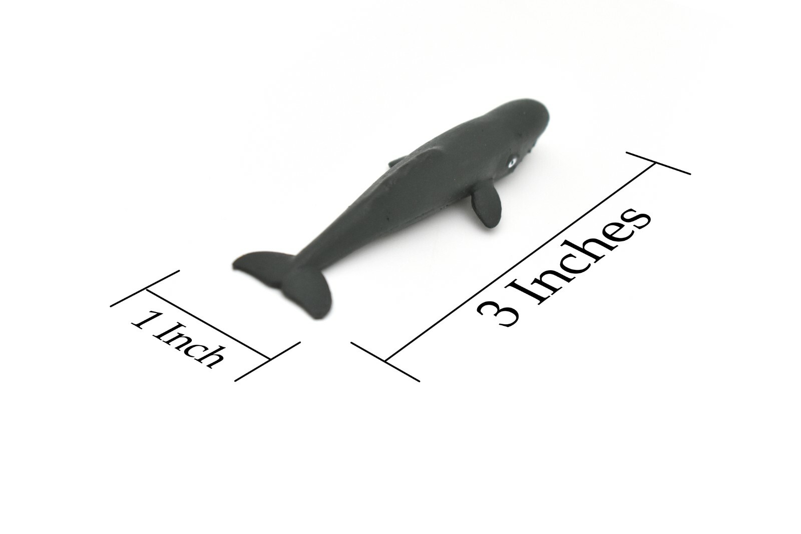 Sperm Whale, Plastic Replica 3″ – F604 B35