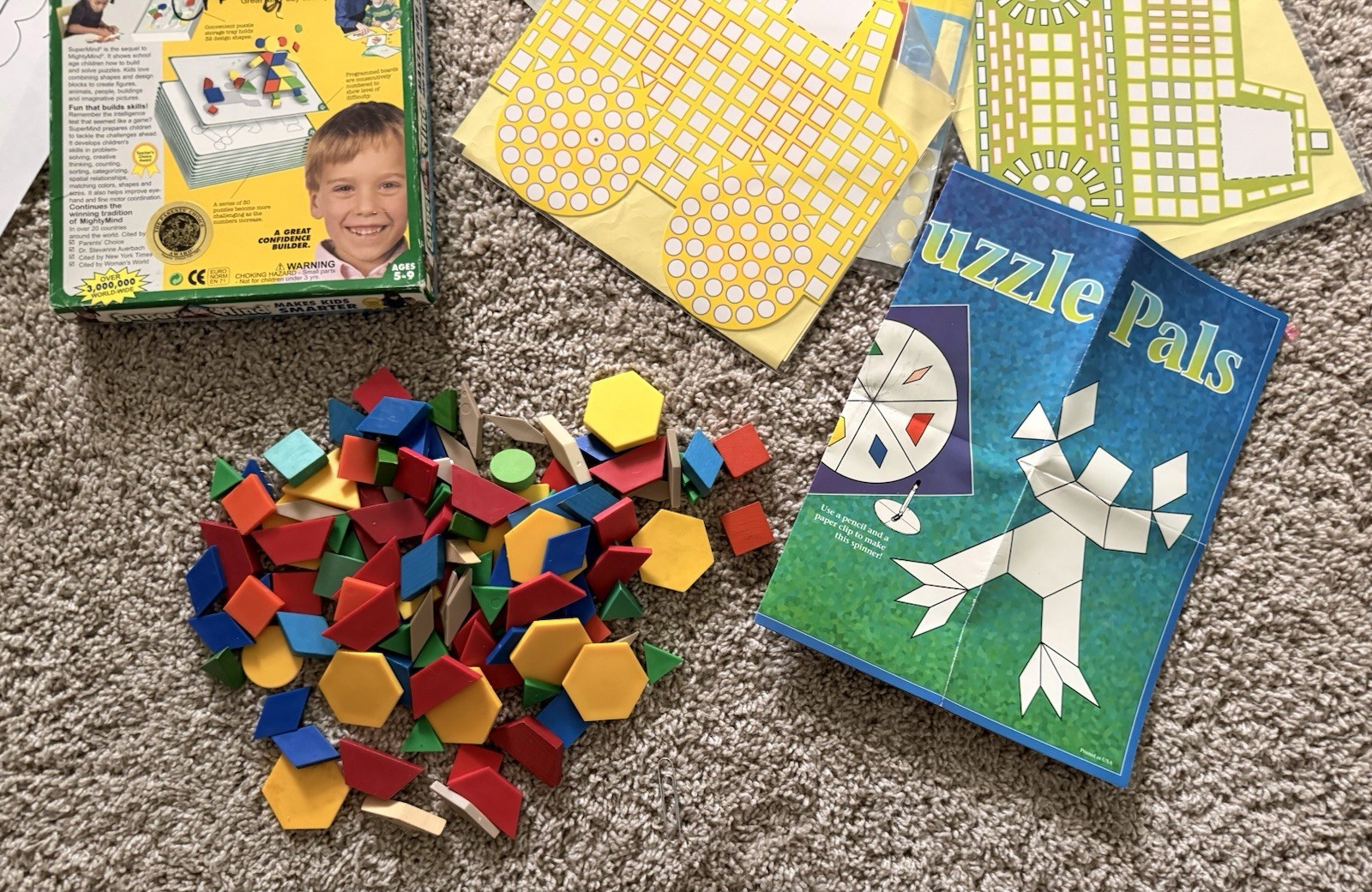 Educational Pattern Blocks /Tangrams & Logic Games Bundle – OT