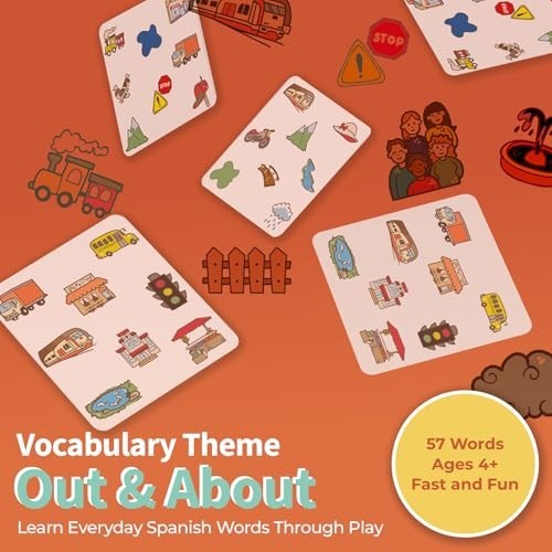 Spanish Learning Card Game for Kids | 9 Fun Ways to Play with Audio | Bilingual