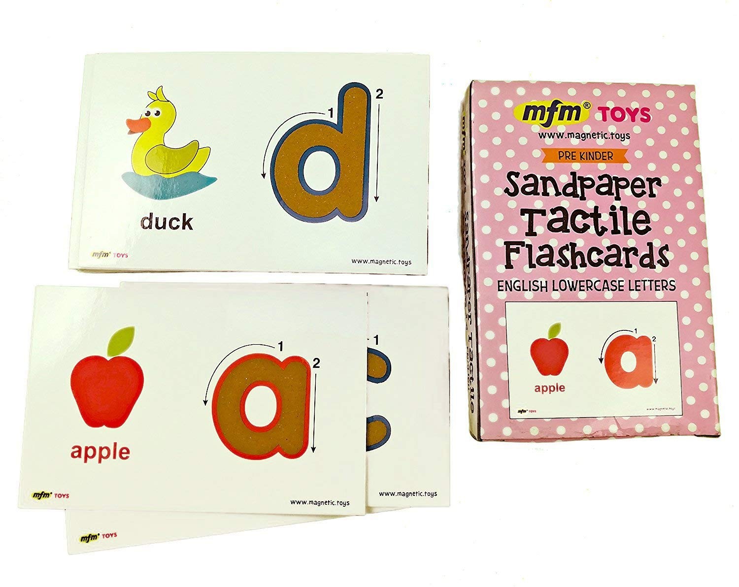 Large Sandpaper Alphabet Flashcards For Letter Recognition And Learning 5.75X…