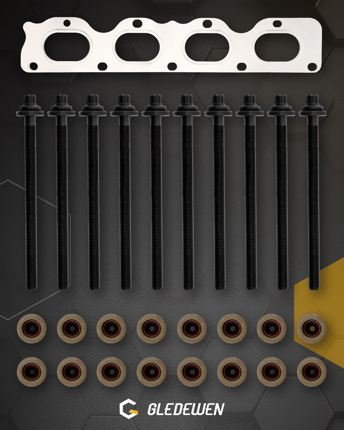 Engine Head Gasket Set 1.8 L, Compatible with 2011-2017 Chevy Sonic/Cruze L4…