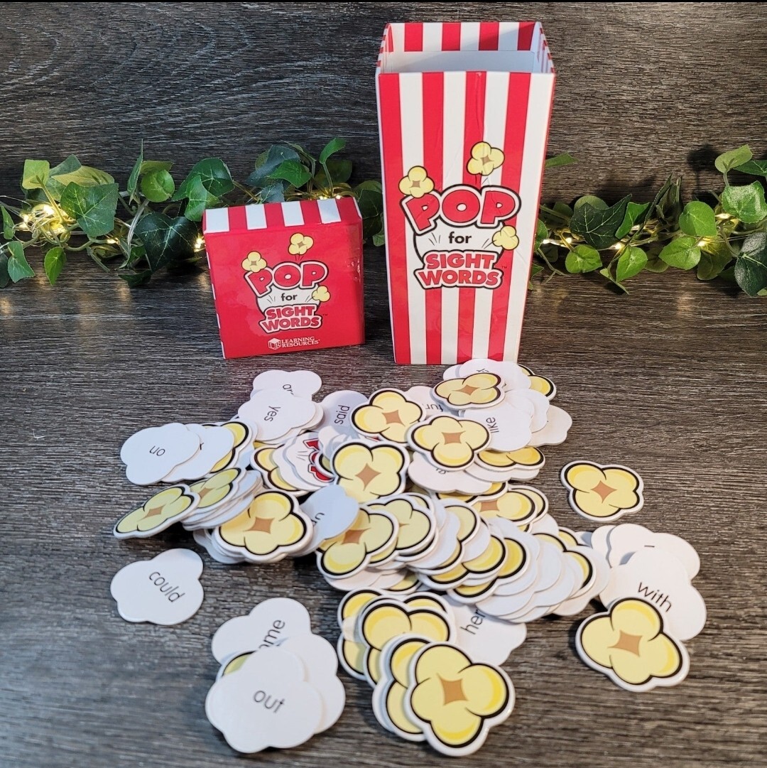 POP For Sight Words Educational game. Learning Resources.