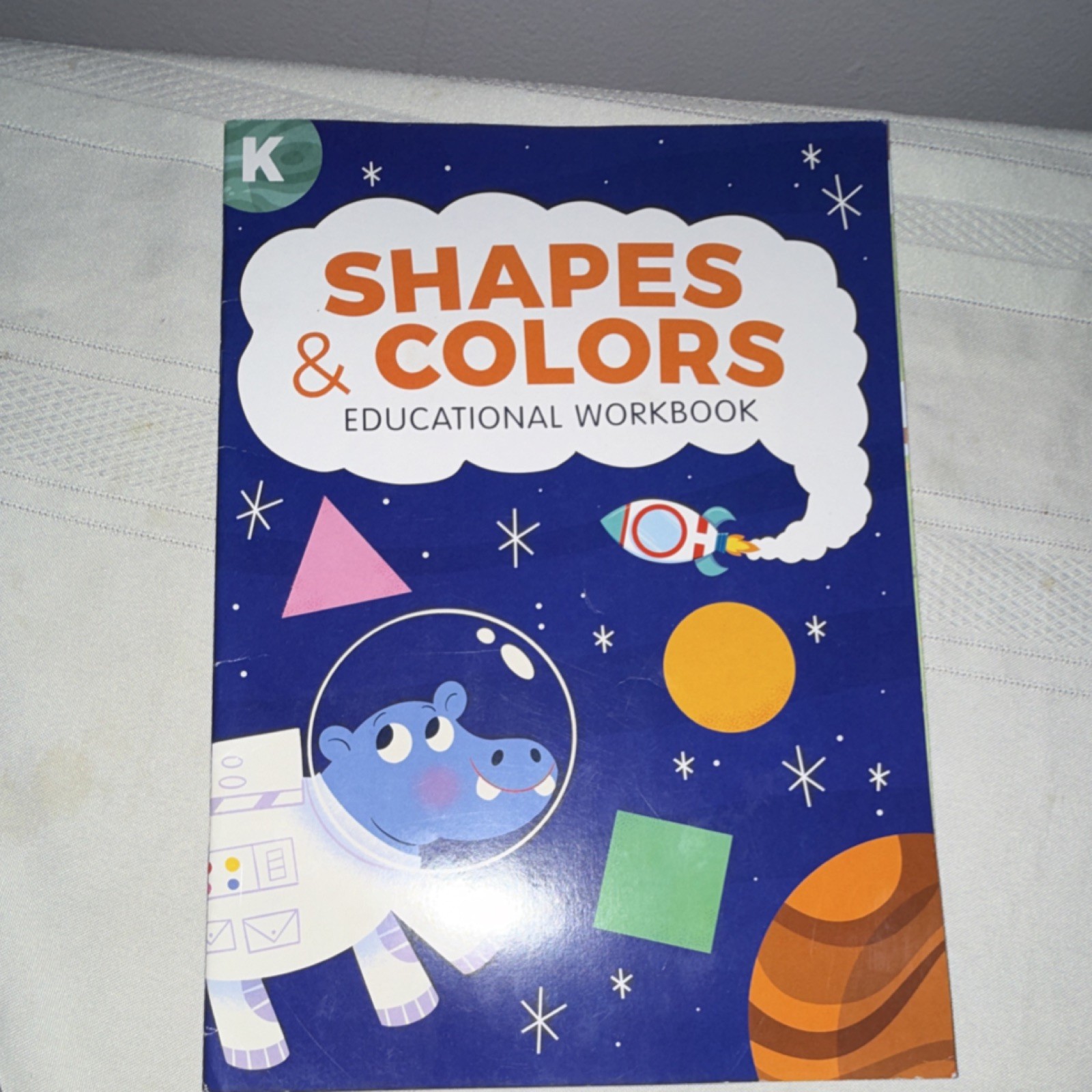 Shapes & Colors Workbook for Kids Ages 4-7 Multicolor Educational