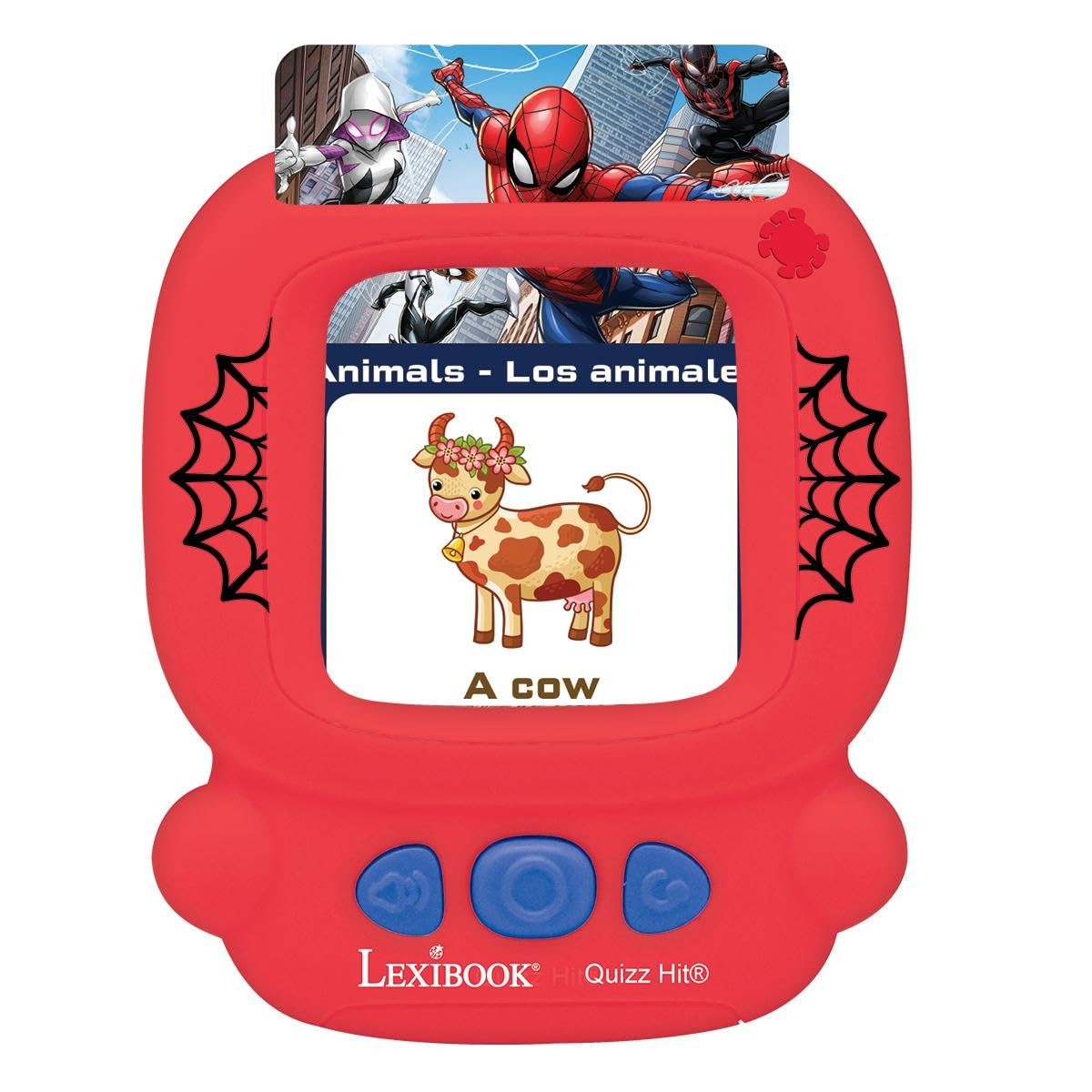 , Spiderman, Bilingual Interactive Card Reader, Spanish/English, 150 Double-S…