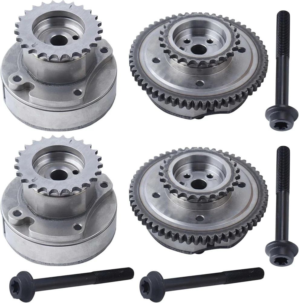 Intake Exhaust Timing Camshaft Sprocket VVT Cam Phaser 4Pcs Compatible with F150