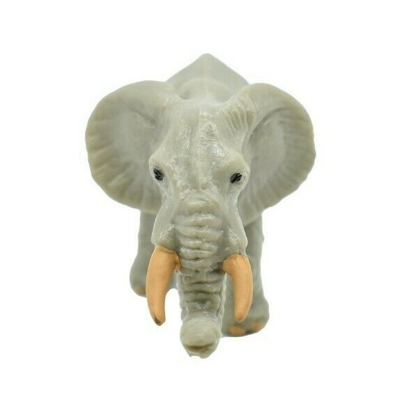Elephant, African, Plastic Toy Animal, Kids Gift, Realistic Figure 2.5″ F3542