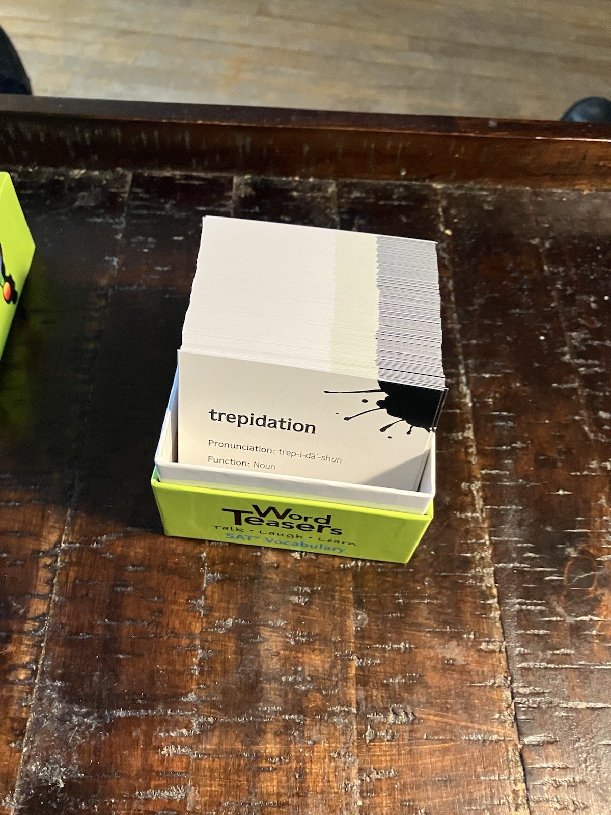 Word Teasers Vocabulary Flash Card Game SAT Act Preparation Pre Owned