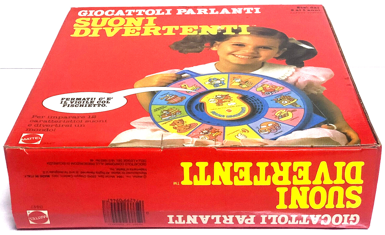 Talking Toys Funny Sounds Working by Mattel 1984 Made in Italy